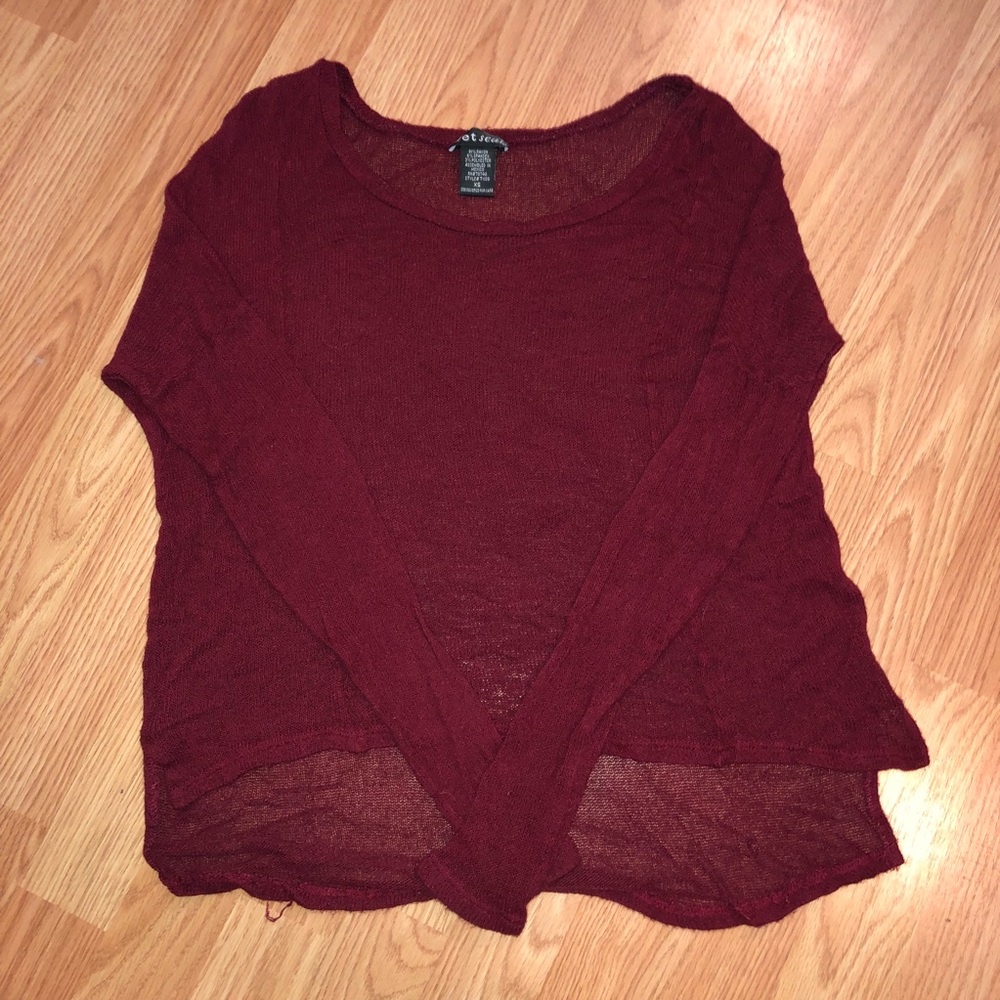 Maroon Sweater